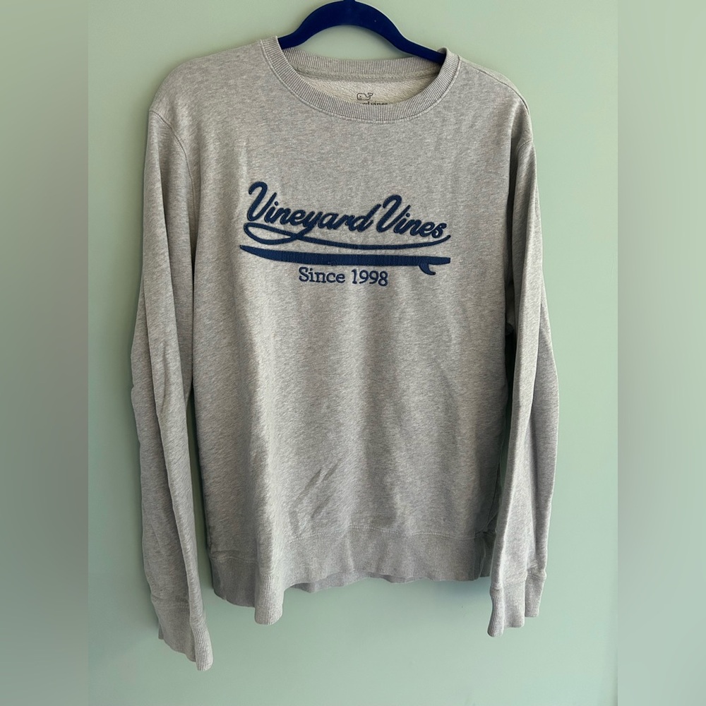 Vineyard Vines Heather Gray Crewneck